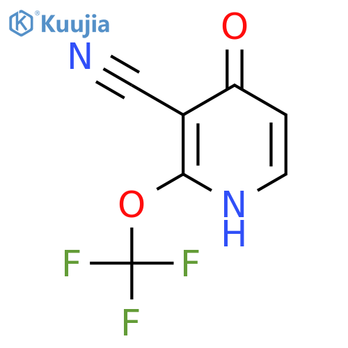 3-Cyano-4-hydroxy-2-(trifluoromethoxy)pyridine structure