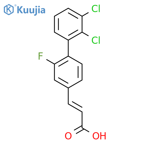 3-(2',3'-Dichloro-2-fluoro-biphenyl-4-yl)-acrylic acid structure