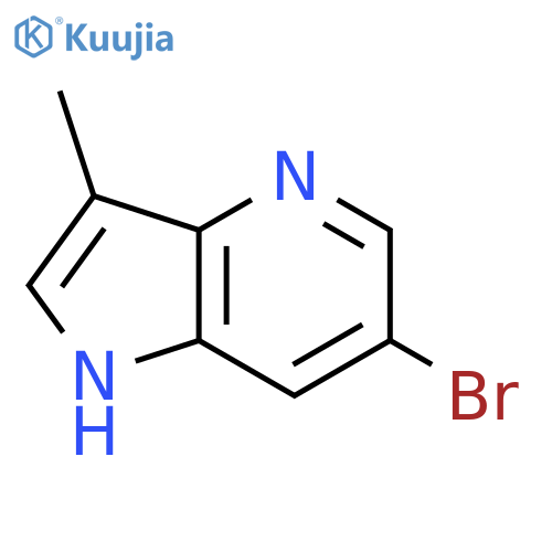 6-Bromo-3-methyl-1H-pyrrolo[3,2-b]pyridine structure