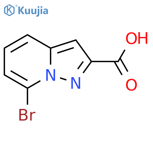 7-Bromopyrazolo[1,5-A]pyridine-2-carboxylic acid structure