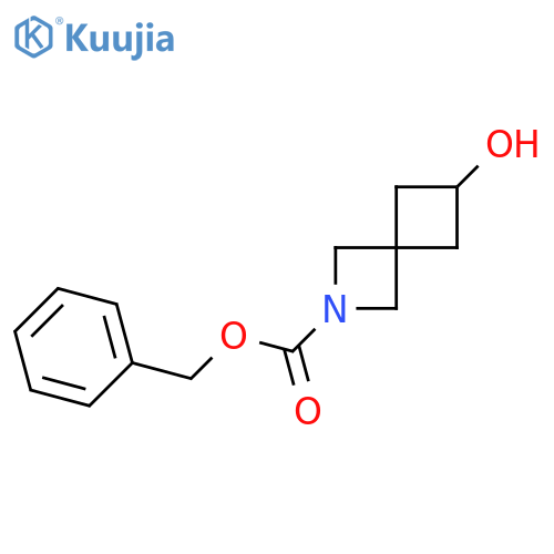 Benzyl 6-hydroxy-2-azaspiro[3.3]heptane-2-carboxylate structure