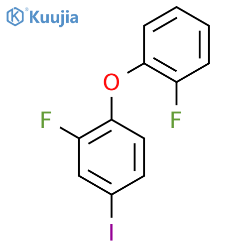2-Fluoro-1-(2-fluorophenoxy)-4-iodobenzene structure