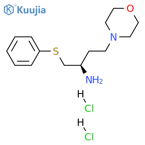 (R)-4-MORPHOLINO-1-(PHENYLTHIO)BUTAN-2-AMINE 2HCL structure