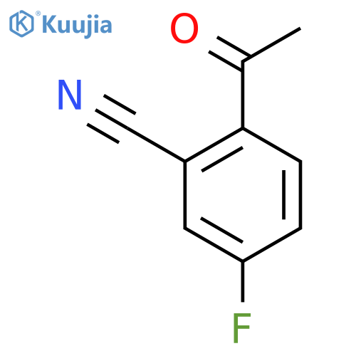 2-Acetyl-5-fluorobenzonitrile structure