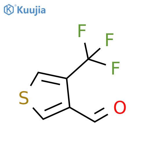 4-(trifluoromethyl)thiophene-3-carbaldehyde structure