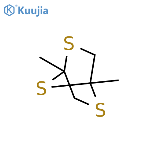 1,4-Dimethyl-2,5,7-trithiabicyclo[2.2.1]heptane structure