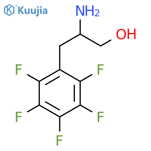 2-amino-3-(pentafluorophenyl)propan-1-ol structure