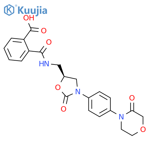 2-(5S)-2-Oxo-3-4-(3-oxo-4-morpholinyl)phenyl-5-oxazolidinylmethylaminocarbonyl-benzoic Acid structure