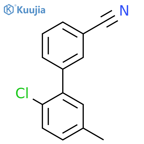 3-(2-Chloro-5-methylphenyl)benzonitrile structure