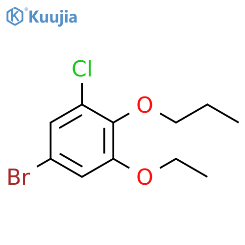 5-Bromo-1-chloro-3-ethoxy-2-propoxybenzene structure