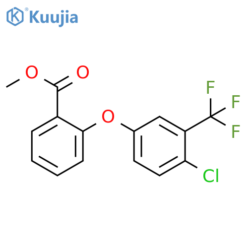 methyl 2-[4-chloro-3-(trifluoromethyl)phenoxy]benzoate structure