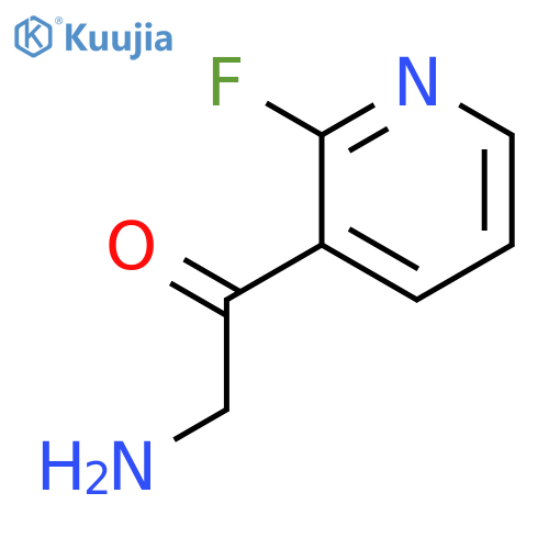 2-amino-1-(2-fluoropyridin-3-yl)ethan-1-one structure