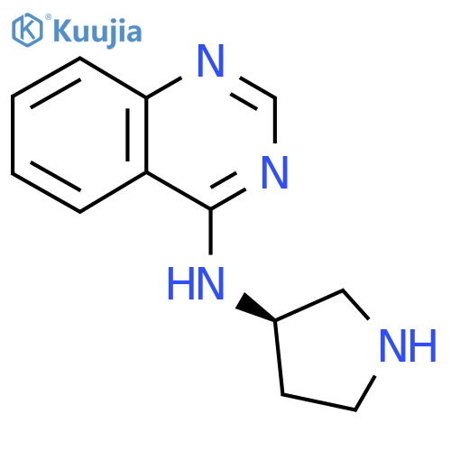 N-[(3R)-Pyrrolidin-3-yl]quinazolin-4-amine structure