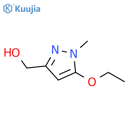 (5-ethoxy-1-methyl-1H-pyrazol-3-yl)methanol structure