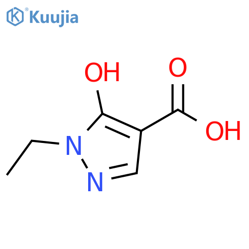 1-Ethyl-5-hydroxy-1H-pyrazole-4-carboxylic acid structure