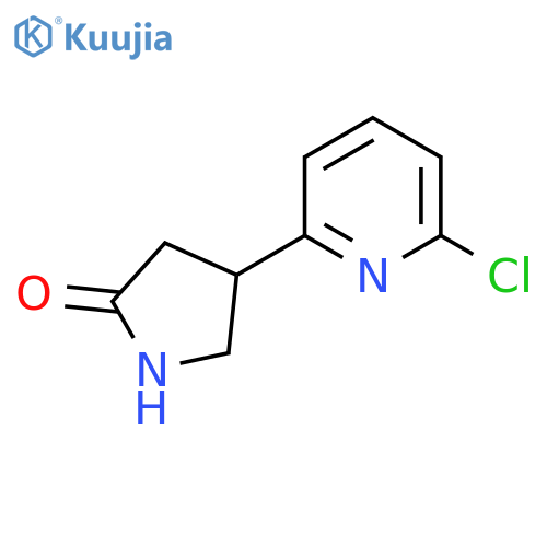4-(6-chloropyridin-2-yl)pyrrolidin-2-one structure