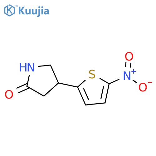 4-(5-Nitrothiophen-2-yl)pyrrolidin-2-one structure