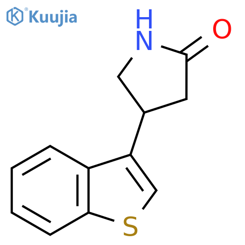 4-(1-Benzothiophen-3-yl)pyrrolidin-2-one structure