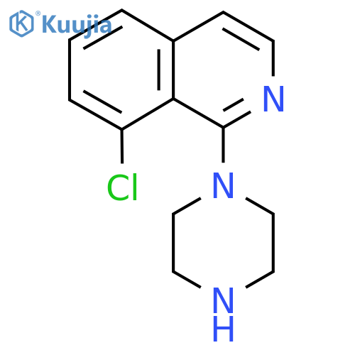 8-Chloro-1-(piperazin-1-yl)isoquinoline structure