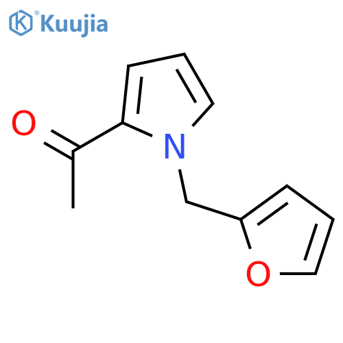 Ethanone,1-[1-(2-furanylmethyl)-1H-pyrrol-2-yl]- structure