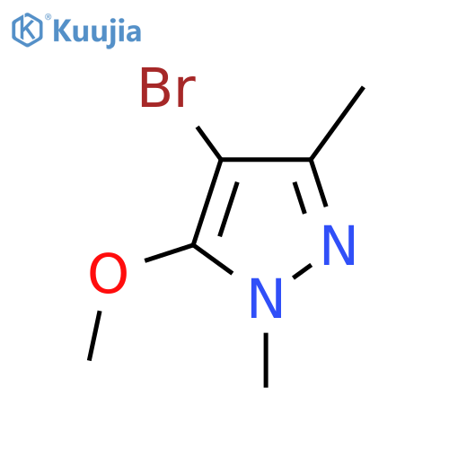 4-bromo-5-methoxy-1,3-dimethyl-1H-pyrazole structure