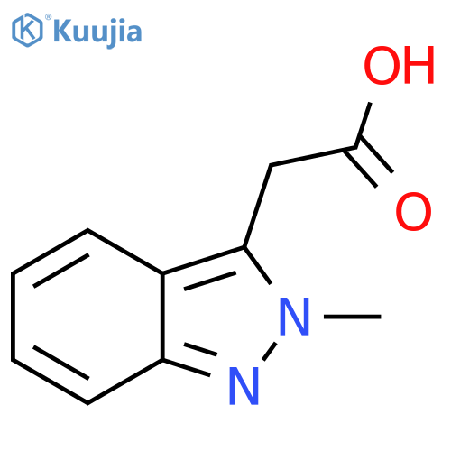 2-(2-Methyl-2H-indazol-3-yl)acetic acid structure