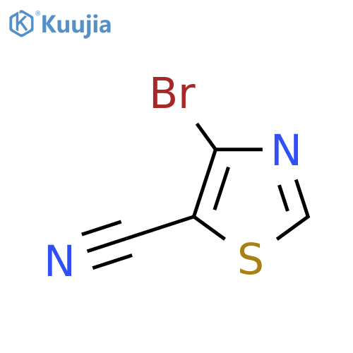 4-Bromo-5-thiazolecarbonitrile structure
