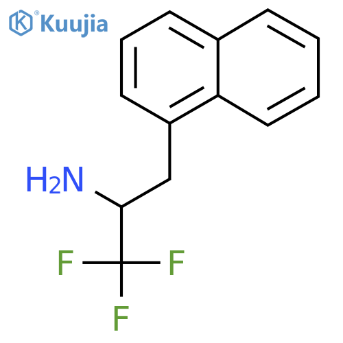 1,1,1-Trifluoro-3-(naphthalen-1-yl)propan-2-amine structure