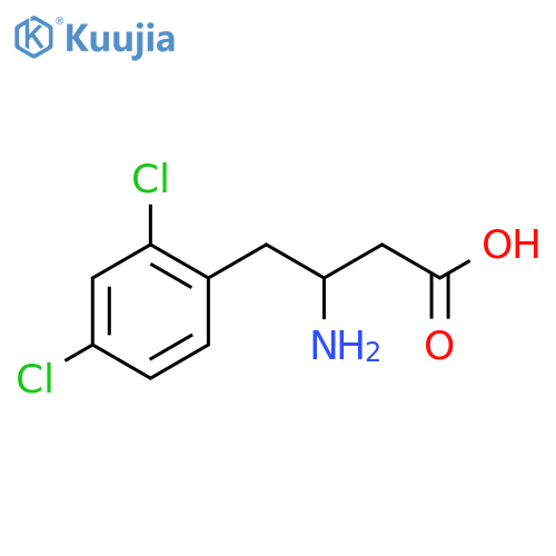 3-Amino-4-(2,4-dichlorophenyl)butyricAcid structure