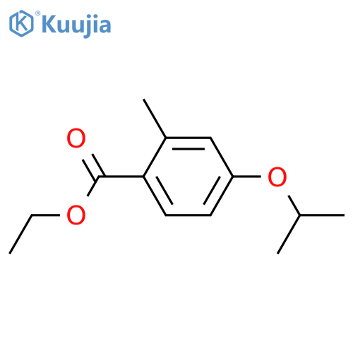 Ethyl 4-isopropoxy-2-methylbenzoate structure