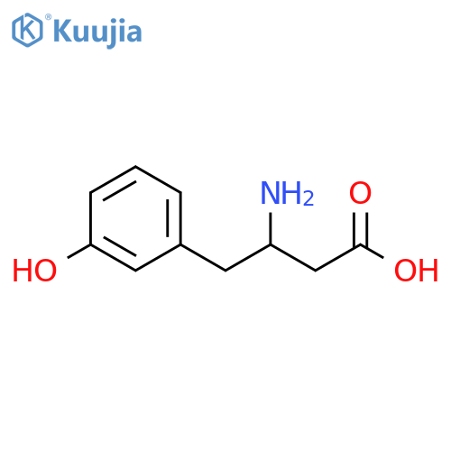 3-Amino-4-(3-hydroxyphenyl)butyricAcid structure
