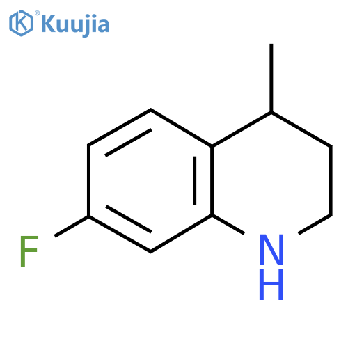 7-Fluoro-4-methyl-1,2,3,4-tetrahydroquinoline structure