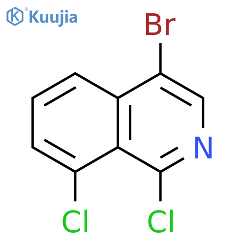 Isoquinoline, 4-bromo-1,8-dichloro- structure