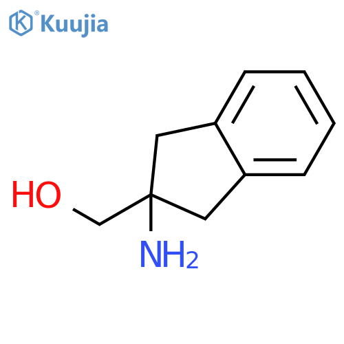(2-amino-2,3-dihydro-1H-inden-2-yl)methanol structure