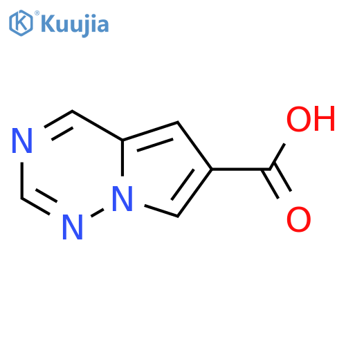 Pyrrolo[2,1-f][1,2,4]triazine-6-carboxylic acid structure