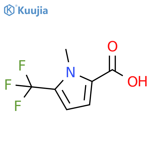 1-Methyl-5-(Trifluoromethyl)-1H-Pyrrole-2-Carboxylic Acid structure
