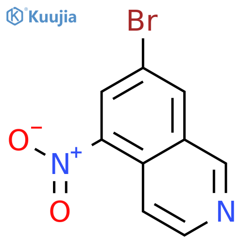 7-Bromo-5-nitroisoquinoline structure