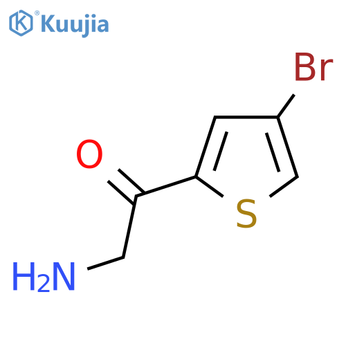 2-amino-1-(4-bromothiophen-2-yl)ethan-1-one structure