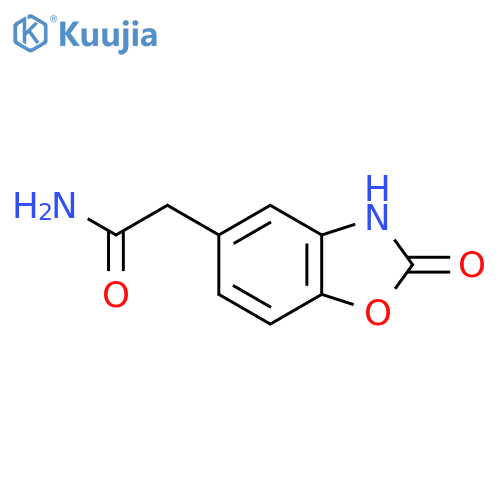 2-(2-Oxo-2,3-dihydro-1,3-benzoxazol-5-yl)acetamide structure