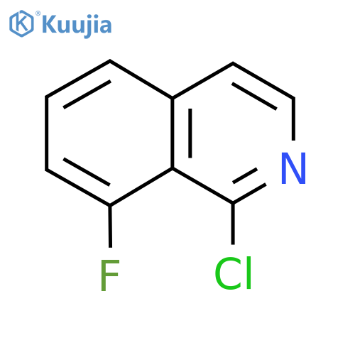 1-Chloro-8-fluoroisoquinoline structure