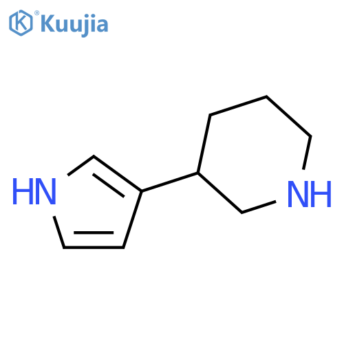 3-(1H-pyrrol-3-yl)piperidine structure