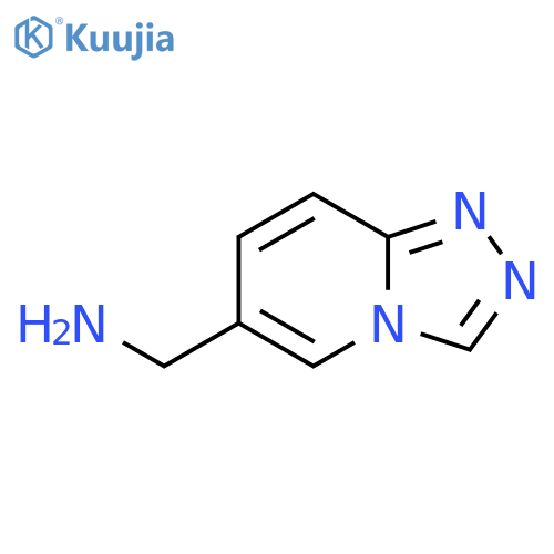 {1,2,4triazolo4,3-apyridin-6-yl}methanamine structure