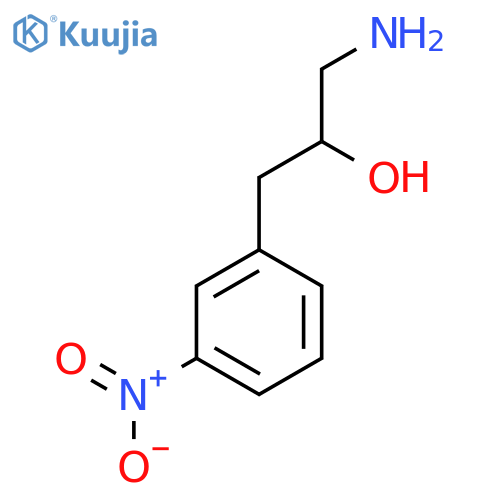 1-Amino-3-(3-nitrophenyl)propan-2-ol structure