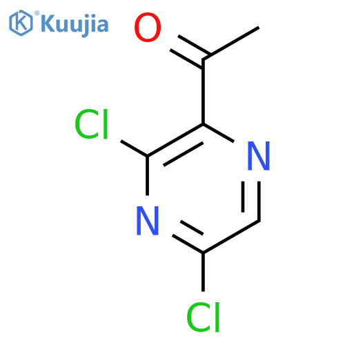 1-(3,5-Dichloro-2-pyrazinyl)-ethanone structure