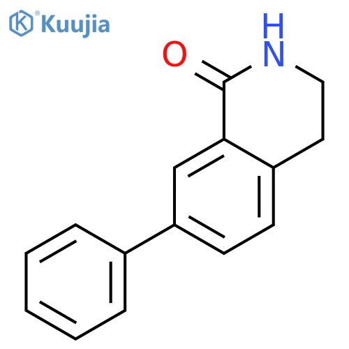 7-phenyl-1,2,3,4-tetrahydroisoquinolin-1-one structure