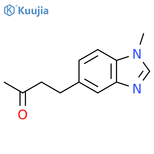 4-(1-methyl-1H-1,3-benzodiazol-5-yl)butan-2-one structure