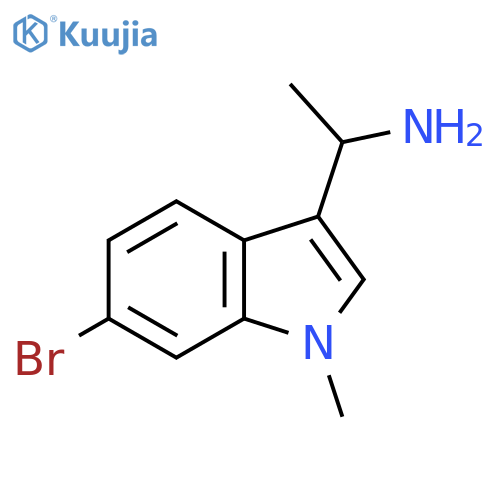 1-(6-Bromo-1-methyl-1h-indol-3-yl)ethan-1-amine structure