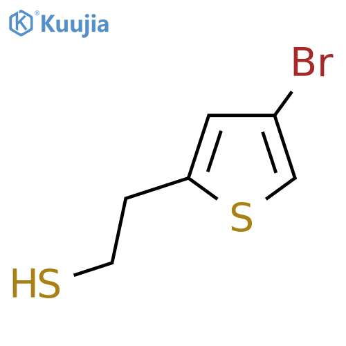 2-(4-bromothiophen-2-yl)ethane-1-thiol structure