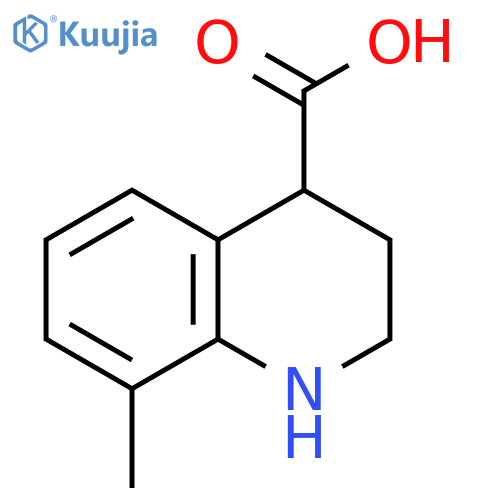 4-Quinolinecarboxylic acid, 1,2,3,4-tetrahydro-8-methyl- structure