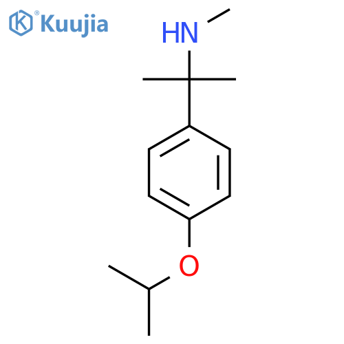 methyl({2-4-(propan-2-yloxy)phenylpropan-2-yl})amine structure